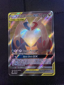 Latias & Latios GX 170/181 Alternate Full Art Card POKEMON TCG Sun Moon Team Up - Image 1