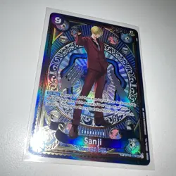 One Piece Card Game Trading Cards Secret Rare Sanji (OP06-119) in Near Mint Foil - Image 2