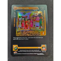 Dragon Ball GT Orange Family Card 216 Non Combat Setup TCG CCG - Image 1