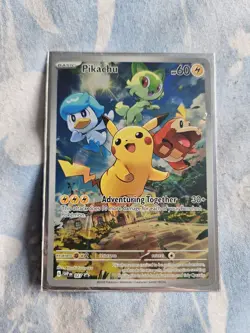 Pokemon TCG Pikachu SVP027 Promo Card Paldea Evolved Rare - Image 1