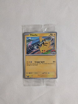 Pokemon TCG Pikachu SVP190 World Championship Promotional Card Sealed - Image 1