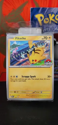 Pokemon TCG Pikachu SVP190 World Championship Promotional Card Sealed - Image 1