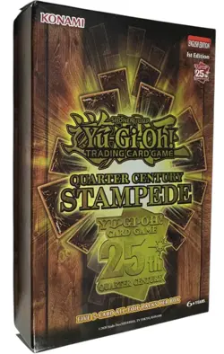 NEW 2025 Yugioh 25th Quarter Century STAMPEDE Mini 5-Card All Foil Packs Per Box - Image 2