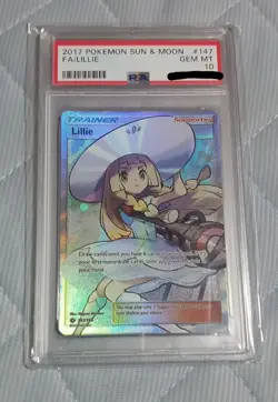 Pokemon Card Hat Lillie SR English Version PSA10 - Image 1