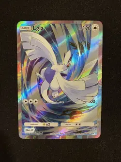 Pluto Coco #31 Lugia By GameBoxTart Textured Holo Custom Pokemon Card - Image 3