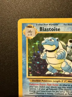 Pokemon Blastoise 2/102 Unlimited Holo Base Set Card 1999 Lightly Played LP LOOK - Image 3