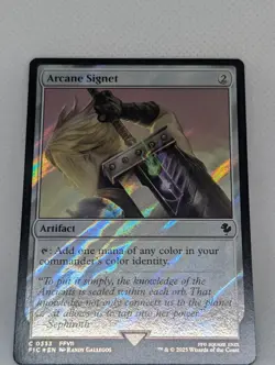 Arcane Signet SURGE FOIL Cloud FFVII Final Fantasy 7 MTG Magic Gathering FIC NM - Image 3