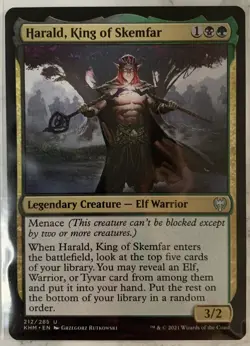 Harald, King of Skemfar Kaldheim MTG - Image 1