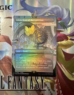 MTG Eden, Seat of the Sanctum 0355 (Borderless) Final Fantasy Foil - Image 2