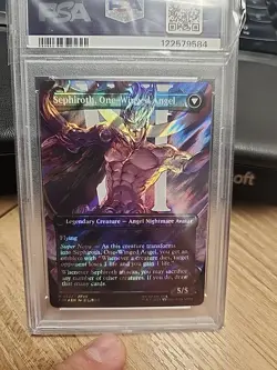 2025 MTG Sephiroth Fabled SOLDIER Borderless Surge Foil 527 Final Fantasy PSA 10 - Image 4