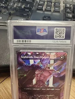 2025 MTG Sephiroth Fabled SOLDIER Borderless Surge Foil 527 Final Fantasy PSA 10 - Image 5