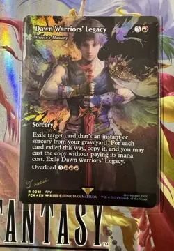 Dawn Warriors' Legacy - Mizzix's Mastery #0041 Showcase FOIL - MTG Final Fantasy - Image 2