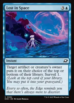 MTG Edge of Eternities C Lost in Space #0062 PLAYSET 4X X4 - Image 1