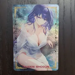 Goddess Story Hot Spring RAIDEN SHOGUN Sexy Waifu Genshin Impact ACG Card C452 - Image 1