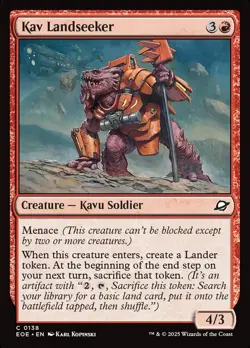 MTG Edge of Eternities C Kav Landseeker #0138 PLAYSET 4X X4 - Image 1