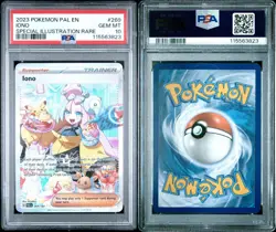 2023 POKEMON PAL EN-PALDEA EVOLVED SPECIAL ILLUSTRATION RARE #269 IONO PSA 10 - Image 1