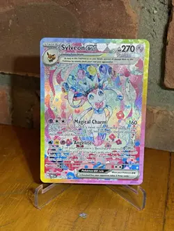 Sylveon ex Special Illustration Rare 156/131 Pokemon Prismatic Evolutions NM - Image 2