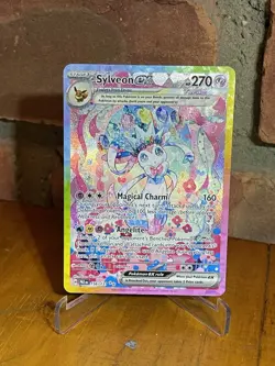 Sylveon ex Special Illustration Rare 156/131 Pokemon Prismatic Evolutions NM - Image 4