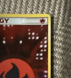 2007 Pokemon EX Power Keepers Fire Energy 104/108 Reverse Holo Rare Card - Image 3