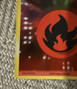 2007 Pokemon EX Power Keepers Fire Energy 104/108 Reverse Holo Rare Card - Image 5