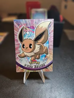 Topps Pokemon EEVEE #133 Blue Logo Non Holo TV Animation Edition - Image 1