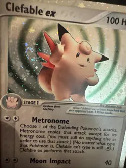 Swirl !!! Clefable ex 106/112 Firered & Leafgreen Holo Pokemon - Image 4