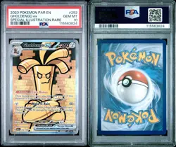2023 POKEMON PAR EN-PARADOX RIFT SPECIAL ILLUSTRATION RARE GHOLDENGO EX PSA 10 - Image 1