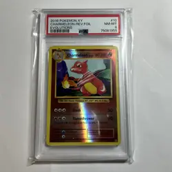 2016 Pokemon XY Evolutions Reverse Foil Charmeleon #10 PSA 8 - Image 1