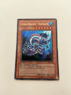 Yugioh Levia-Dragon - Daedalus IOC-083 1st Edition Ultra Rare Holo - LP-NM - Image 1