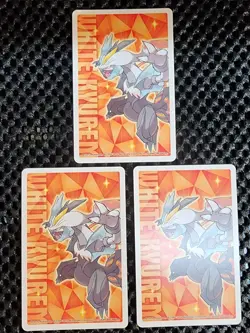 Azurill, Marill, Azumarill Pokemon Japanese Kyurem 2 Poker Playing Card 2012 NM - Image 2