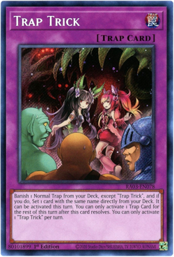 Yugioh! Trap Trick - RA03-EN078 - Secret Rare NM/M Quarter Century Bonanza - Image 1