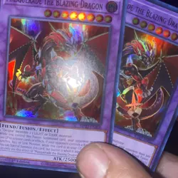 Yugioh! Masquerade the Blazing Dragon MP22-EN208 1st Edition &ra02 - Image 1
