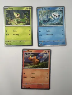 Pokemon SV: Black Bolt & White Flare Poster Collection Holo Promo Three Card Set - Image 1