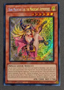 Yugioh! Dark Magician Girl the Magician's Apprentice ALIN-EN004 Secret Rare NM - Image 1