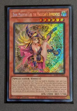 Yugioh! Dark Magician Girl the Magician's Apprentice ALIN-EN004 Secret Rare NM - Image 3