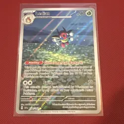 Pokemon TCG Ledian Card 144/142 Illustration Rare, Stellar Crown, NM Condition - Image 1