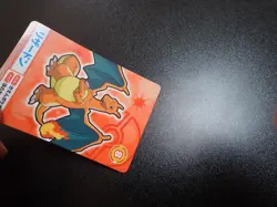 Pokemon Bandai Namco Amusement Mega Get Card Charizard Charmander No.8 4446 VG - Image 5