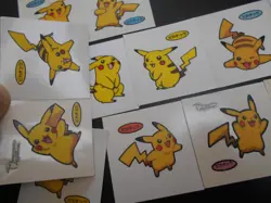 Pokemon Card Daiichi Bread Promo Sticker Pikachu x13 SET #4261 - Image 3