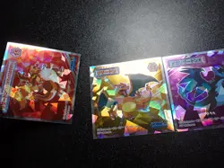 Pokemon Card Wafer Promo Holo Prism Charizard Sticker x3 SET #4999 - Image 3