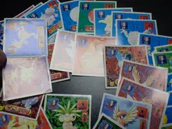 Pokemon Card Amada Sticker Non Holo x60 Nidoking Ninetales Raichu etc #4618 - Image 5