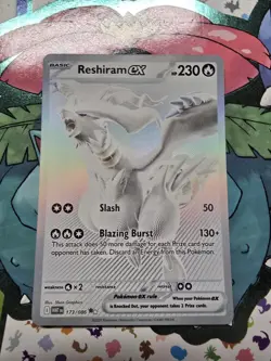 Reshiram EX 173/086 - White Flare - Ultra Rare English Pokemon Card - MINT - Image 2