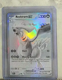 Reshiram EX 173/086 - White Flare - Ultra Rare English Pokemon Card - MINT - Image 1