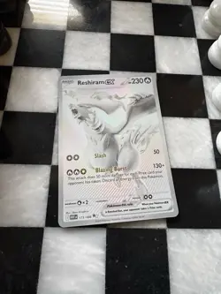 Reshiram EX 173/086 - White Flare - Ultra Rare English Pokemon Card - MINT - Image 3
