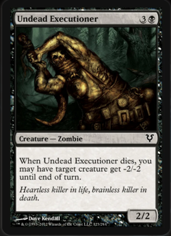 Undead Executioner - Avacyn Restored #123/244 MTG Magic The Gathering - Image 1