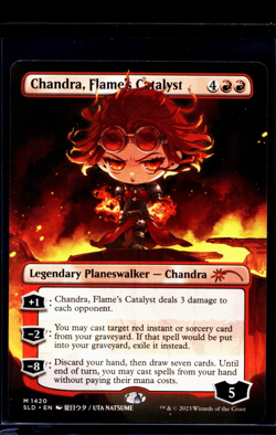 2023 MTG Magic the Gathering Secret Lair Drop SLD #1420 Chandra Flame's Catalyst - Image 1
