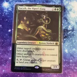 Saryth, the Viper's Fang (FOIL) x1 - MTG Innistrad: Midnight Hunt MID #197 - Image 1