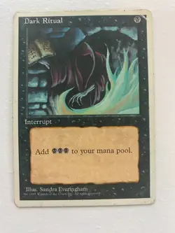 Dark Ritual MTG Core Set 4th Edition Regular Magic the Gathering MTG Card - Image 1