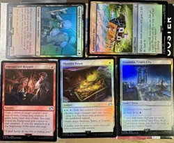 Final Fantasy Collector Booster Multi-Card Foil Lot (5 Total Cards) MTG - Image 1