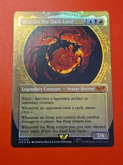 The Lord Of The Rings Sauron The Dark Lord Showcase Foil Mtg - Image 1