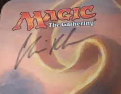 Magic the Gathering MTG HasCon Ultra Pro Yosei Playmat Signed By Chris Rahn - Image 2
